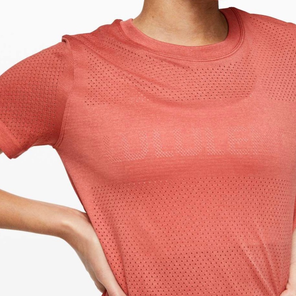 Breeze By Short Sleeve *lululemon Rustic Coral
